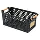 thumbnail image 1 of Cesta De Almacenamiento De Escritorio, Hermosos Contenedores De Almacenamiento Huecos Ventilados Multifuncionales Con Asa Para Cocina, 1 of 8