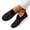 Black, variant on Domuza Women's Mesh Walking Shoes Mesh Breathable Lightweight Gum Sole Sneakers Rhinestone Glitter 2026 Slip-On Sock Sneakers Navy 8.5（EU-41）