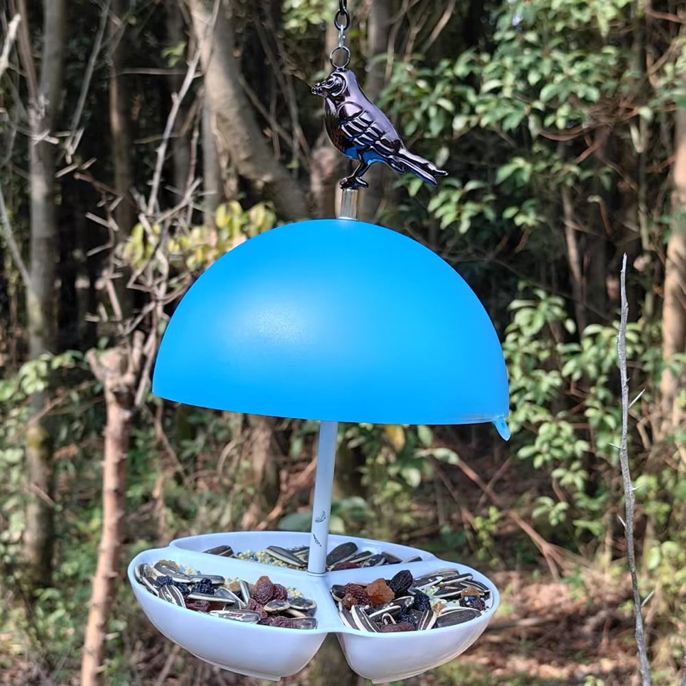 Wuweikeji Attractive Outdoor Mushroom Bird Feeder: Attract Birds to Your Garden