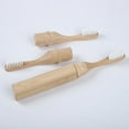 thumbnail image 3 of Biodegradable Bamboo Toothbrushes, BPA Free Soft Bristles Toothbrushes, Natural, 3 of 5