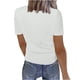 thumbnail image 3 of Blusa informal de manga corta con cuello en V para mujer OAVQHLG3B Store  lin121212, 3 of 3