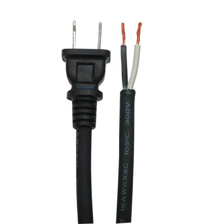 Voltec 9 Ft. 18/2 Sjow Black Extension Cord