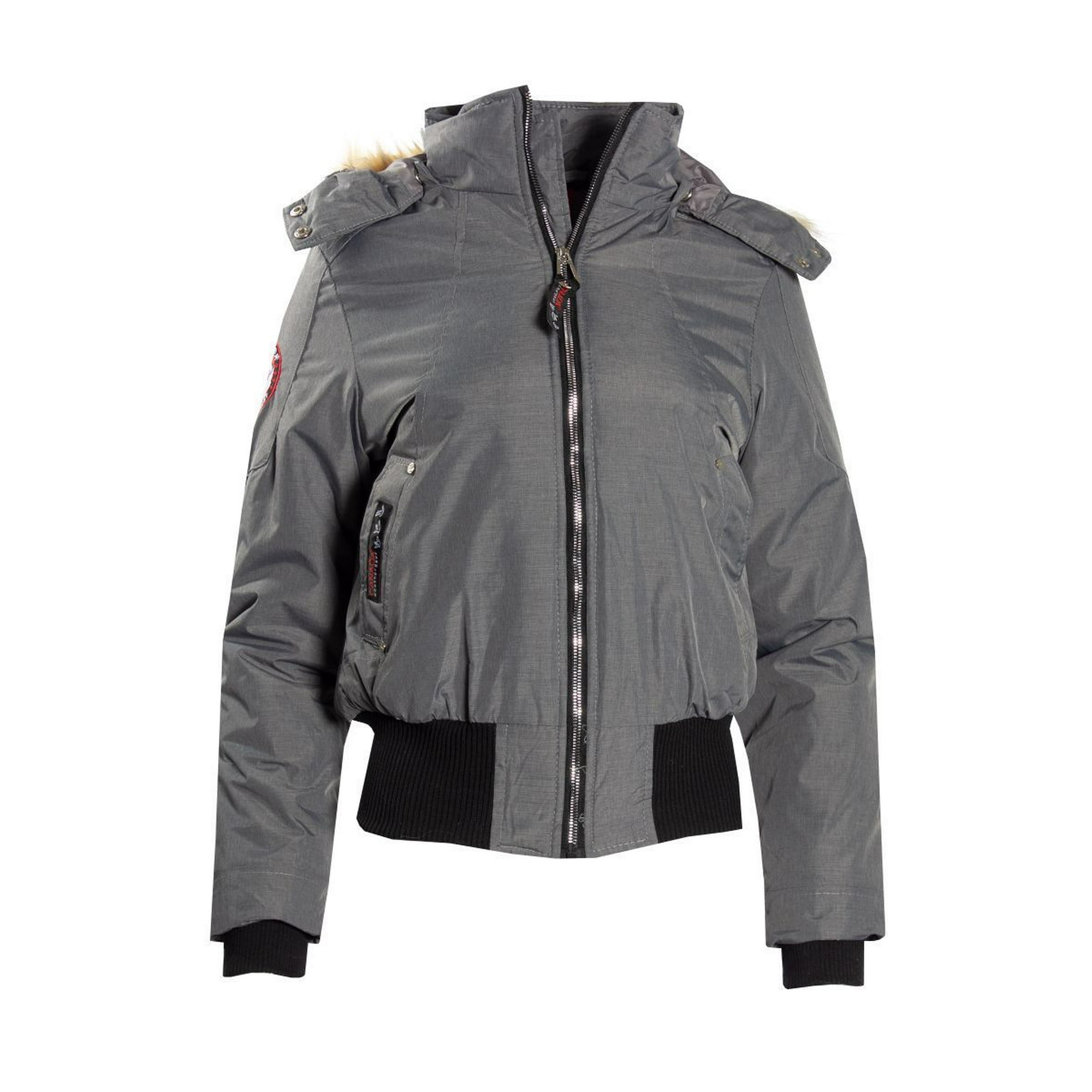 Canada Weather Gear Bomber Jacket Grey Walmart