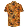 thumbnail image 4 of Awdenio Men's T-shirts Short Sleeve Casual Printed Button Down Tropical Shirt Summer Holiday Beach Hawaii Shirts,Size S, 4 of 5