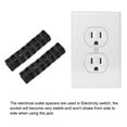 thumbnail image 5 of Uxcell Outlet Spacers Switch and Receptacle Spacer for Electrical Box Black 5.5mm 80 Pcs, 5 of 5