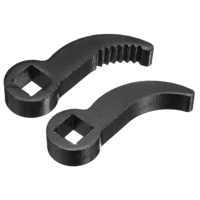 Uxcell 2PCS Adaptador de Llave de Palanca, 1/2" D Cuadrado Antideslizante y Acero al Carbono para Reparación de Automóviles
