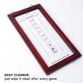 thumbnail image 3 of GSE Games & Sports Expert Solid Wood Dry-Erase Dart Scoreboard with Marker for Dart Board Cricket & 01 Dart Games (White), 3 of 8