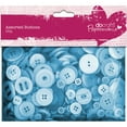 thumbnail image 1 of Papermania Buttons Assorted 250g-Blue, 1 of 1