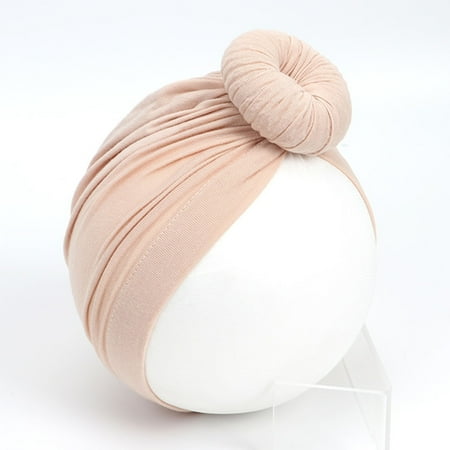 

QIIBURR Headband for Girls Hairband for Girls Toddler Baby Girls Cotton Circle Headwrap Headband Knot Children Turban Hairband Baby Turban Headband
