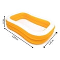 thumbnail image 3 of Alberca Inflable Intex Swim Center Rectangular 57181 Anaranjado 600 litros 2.29 m x 1.47 m x 46 cm, 3 of 4