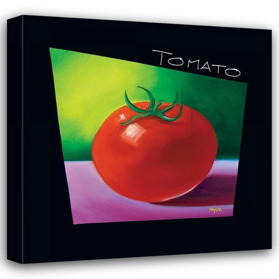 Mary Naylor 20x20 Gallery Wrapped Canvas Wall Art Titled - Tomato