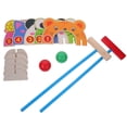 thumbnail image 6 of Children kid croquet set Croquet Set Jungle Animal Croquet Game Set Classic Outdoor Lawn and Party Game Parent- child Interactive Toy, 6 of 7