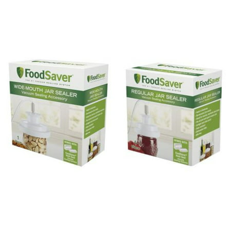 FoodSaver V3880 Vacuum Sealer Wide Mouth, Regular Jar Sealers