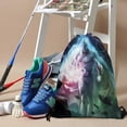 thumbnail image 3 of Space Ghost Mochila de Cuerdas para Deportes y Gimnasio, Bolsa de Cuerdas Resistente al Agua, Bolsa Cinch, 30×40cm, 3 of 6
