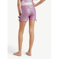 thumbnail image 2 of Justice Girls Foil Dance Shorts for Gymnastics and Practice, Adjustable High Waist, Sizes XS-XL, 2 of 4