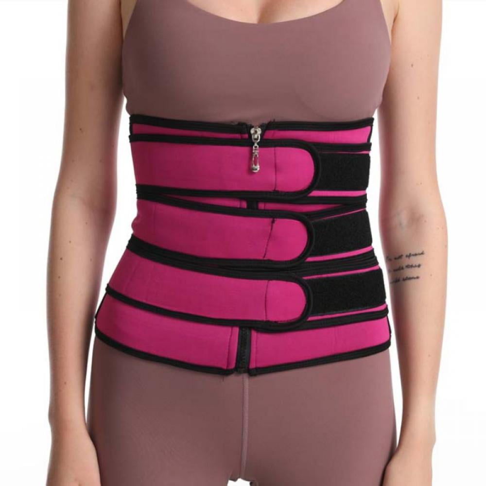 Waist Trainer Corset for Weight Loss Tummy Control Sport Workout Body Shaper Purple 3X 