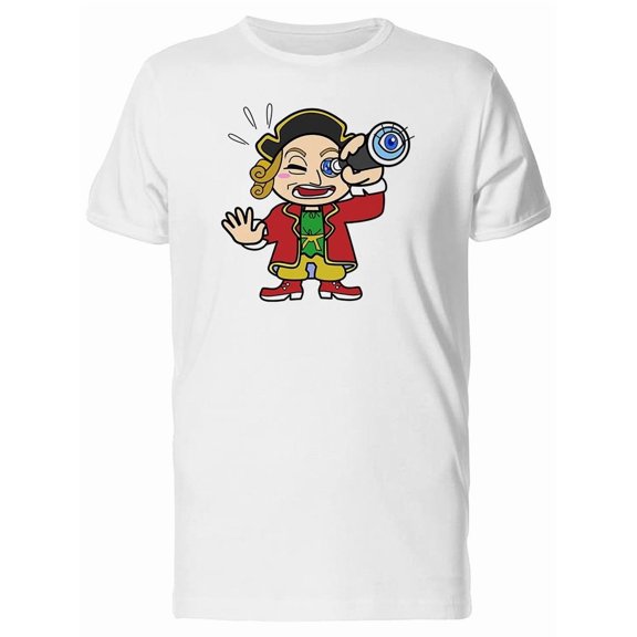 Columbus Discovery Cartoon Tee Men's -Image by Shutterstock