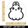 thumbnail image 2 of Pygmy Rabbit Bunny Cute Self-Inking Rubber Stamp Ink Stamper - Sky Blue Ink - Small 3/4 Inch, 2 of 7