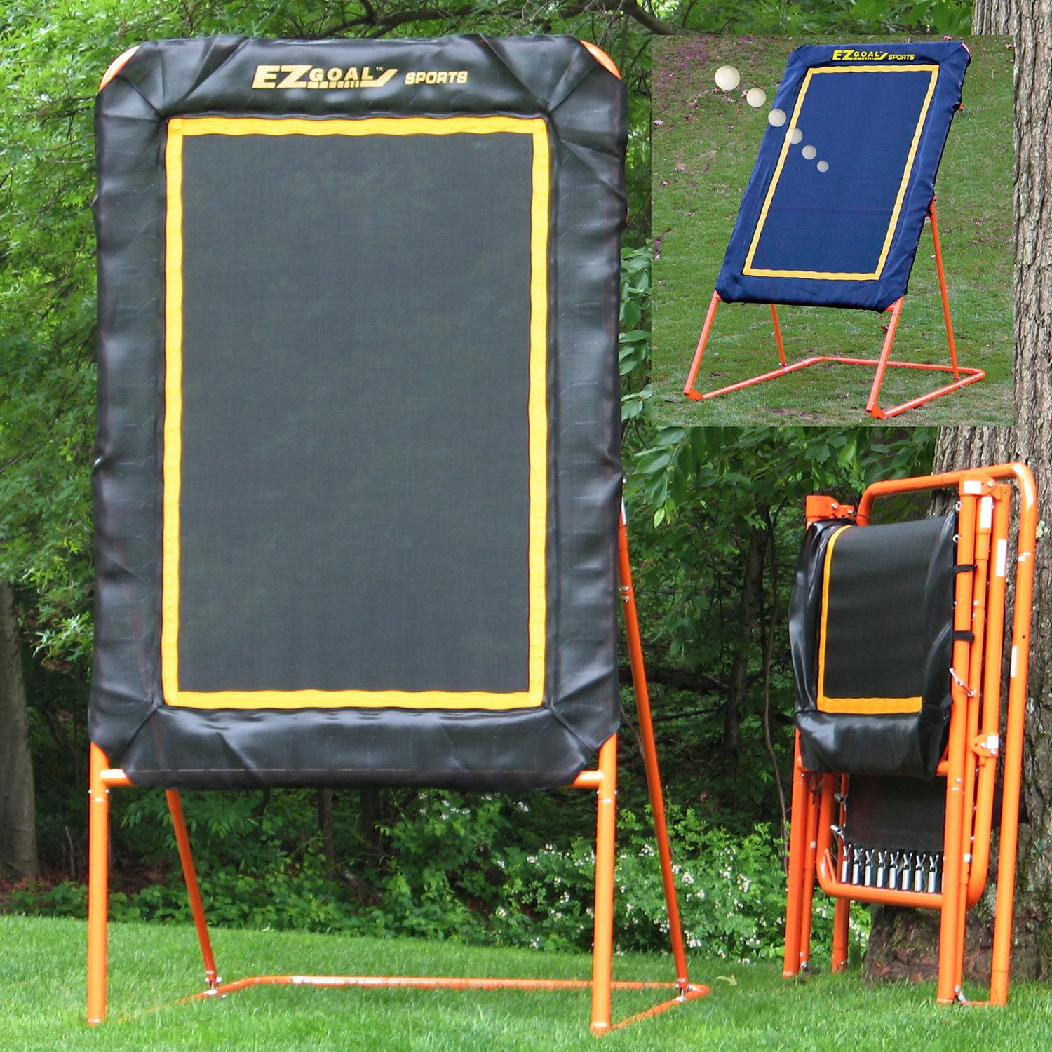 EZGoal Lacrosse Extra Large Training Rebounder Set