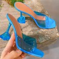 thumbnail image 1 of Nouvelles Sandales à Bout Ouvert Confortables à Talons Hauts pour l'Été 2024, 1 of 7