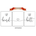 thumbnail image 3 of I Like His Beard I Like Her Butt, Set of 3 Poster Prints, Home Wall Hanging Décor, Minimalist Prints, 3 of 5
