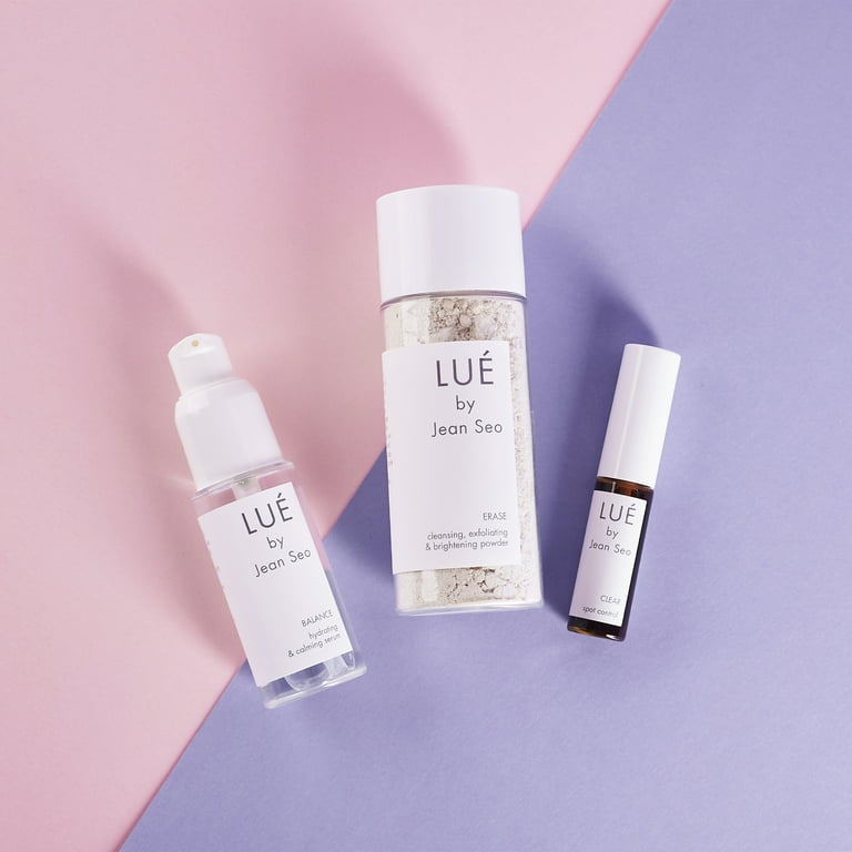 Lue by Jean Seo Skin Solution Set, Cleanse, Moisturize, Control