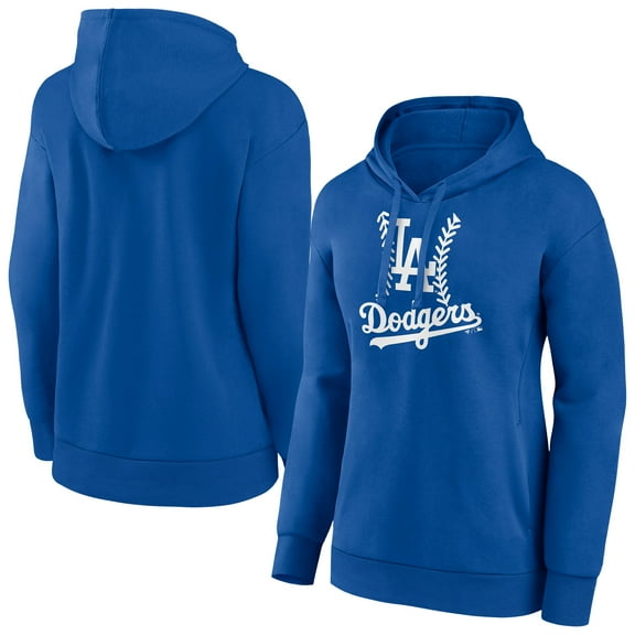 Women's Royal Los Angeles Dodgers Fastball Pullover Hoodie