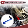 thumbnail image 2 of Folding Motorcycle Gear Shifter Lever for Honda CRF110F 2013-2018 Aluminum Alloy Pedal Shift Lever Arm Blue Lever Black Head, 2 of 6