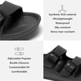 thumbnail image 5 of XDOVET Women's EVA Slip-On Sandals, Adjustable Two Buckle, Black, Size 8.5, 5 of 7