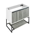 thumbnail image 2 of Marseille 36" Bathroom Vanity in Oak - Cabinet Only, 2 of 5