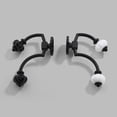 thumbnail image 6 of Retro Ceramic Double Wall Hooks, Vintage Wall Mounted Coat Rack, Decorative Heavy Duty Wall Hangers for Towels, Keys, Bags, Rustic Farmhouse Wall Hooks for Entryway, Bathroom, Kitchen, Home Decor, 6 of 8