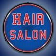 thumbnail image 2 of Collectable Sign and Clock Hair Salon LED Lighted Premium Sign, 2 of 3