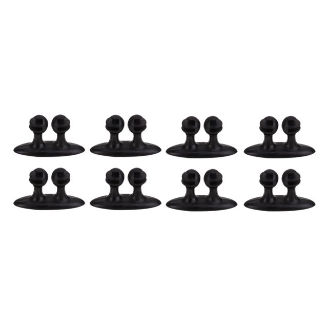Clip De Carga 8 piezas Clip interior del coche Auricular Cable Clip Arreglo Panel Abrazadera (Negro) Tmvgtek Para estrenar