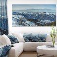 thumbnail image 1 of White Ski Slope Panoramic View - Landscape Artwork Canvas, 1 of 3