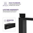 thumbnail image 4 of Enti Series Single Hole Single-Handle Vessel Bathroom Faucet in Matte Black, 4 of 5