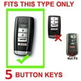 thumbnail image 4 of Dobrev 5 Button Silicone Cover Protector Keyless Entry Fob Case Skin for Acura 2016 2017 2018 2019 MDX RDX TLX Rlx Ilx Key Engine Start, 4 of 4
