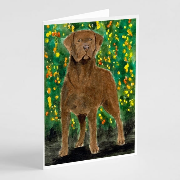 Chesapeake Bay Retriever Greeting Cards and Envelopes Pack of 8