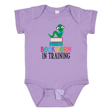 

Inktastic Bookworm in Training Reading Gift Gift Baby Boy or Baby Girl Bodysuit