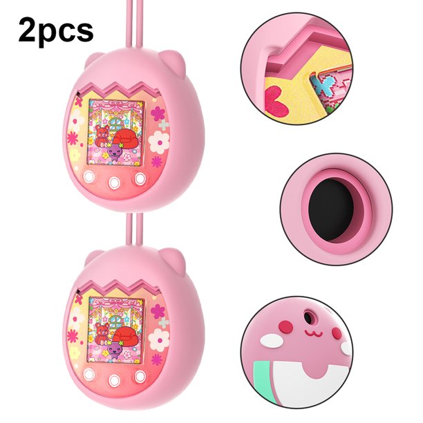 Funda Silicona para Máquina E Con Forma Animal Dibujos Animados para Pix (rosa)