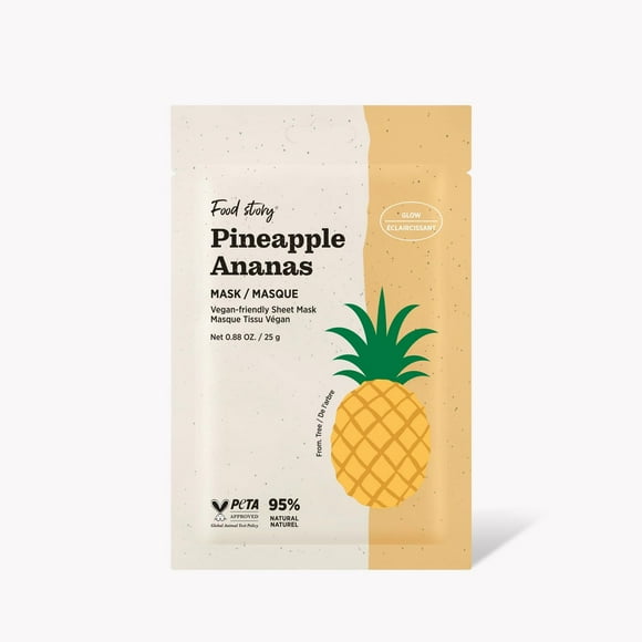 Food Story ANANAS MASQUE Volume : net 0,88 oz. / 25g