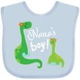 thumbnail image 3 of Inktastic Nanas Boy Grandson Dinosaur Boys Baby Bib, 3 of 4