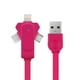 thumbnail image 1 of Cable de carga rápido giratorio 3 en 1 Cable de sincronización de datos para teléfono móvil, 1 of 8