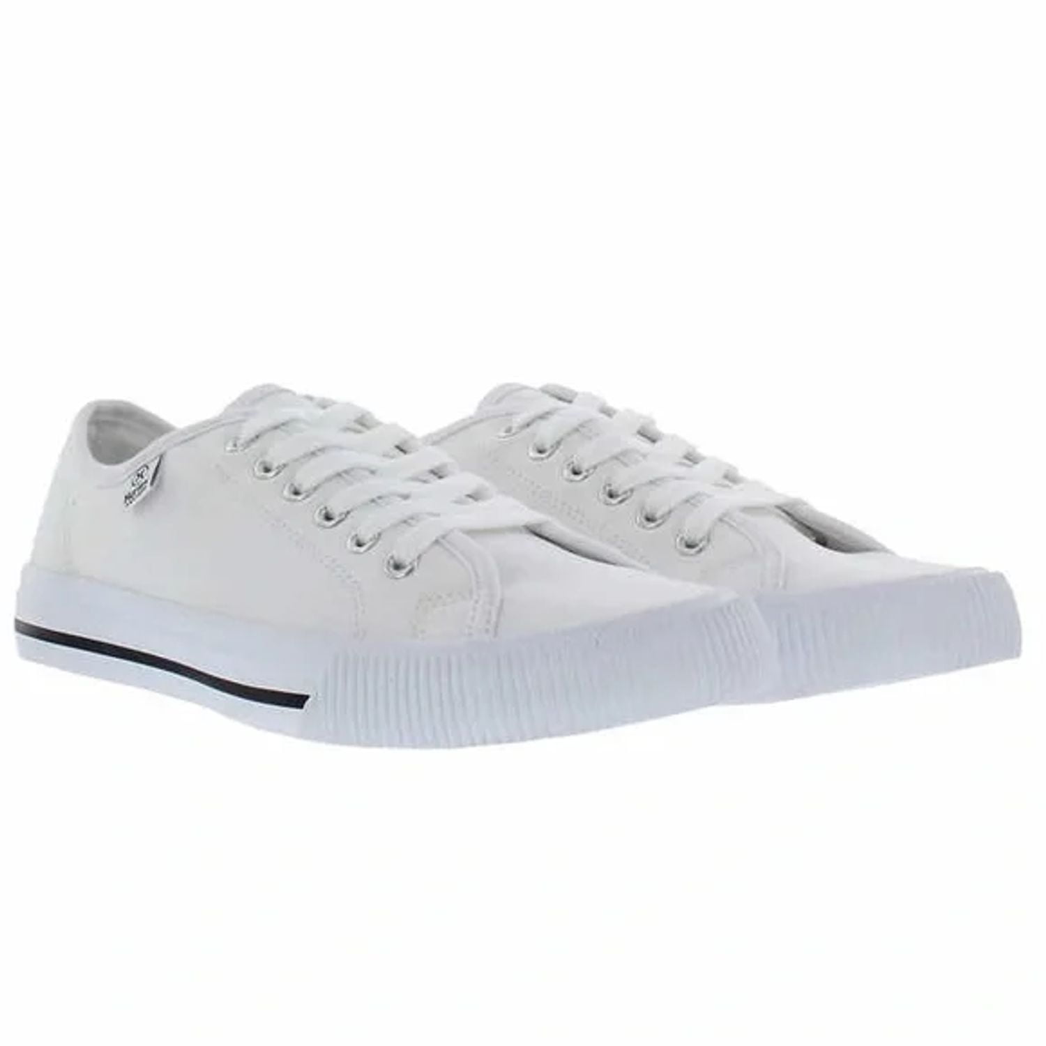 HURLEY Women Carrie LaceUp Canvas Sneaker In White, 7