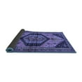 thumbnail image 2 of Ahgly Company Indoor Rectangle Persian Blue Traditional Area Rugs, 2' x 5', 2 of 4