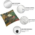 thumbnail image 4 of Acheng Flower Japanese Painting Throw Pillow Cover Couch Set of 2 Pillow Case Square Outdoor Pillow Sofa Bed Pillowcase Decorative White, 4 of 6
