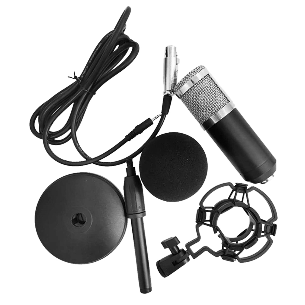 800 Condenser Microphone Portable High Sensitivity Low Noise Mic Kit