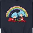 thumbnail image 3 of The Cat in the Hat - Thing 1 2 Rainbow - Men's Crew Neck Fleece Pullover, 3 of 5