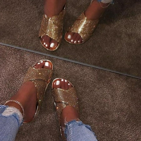 

Vedolay Slippers for Women Open Toe Quick Dry Non-Slip Slippers Women Soft Open Toe Indoor And Outdoor Slides Khaki 8