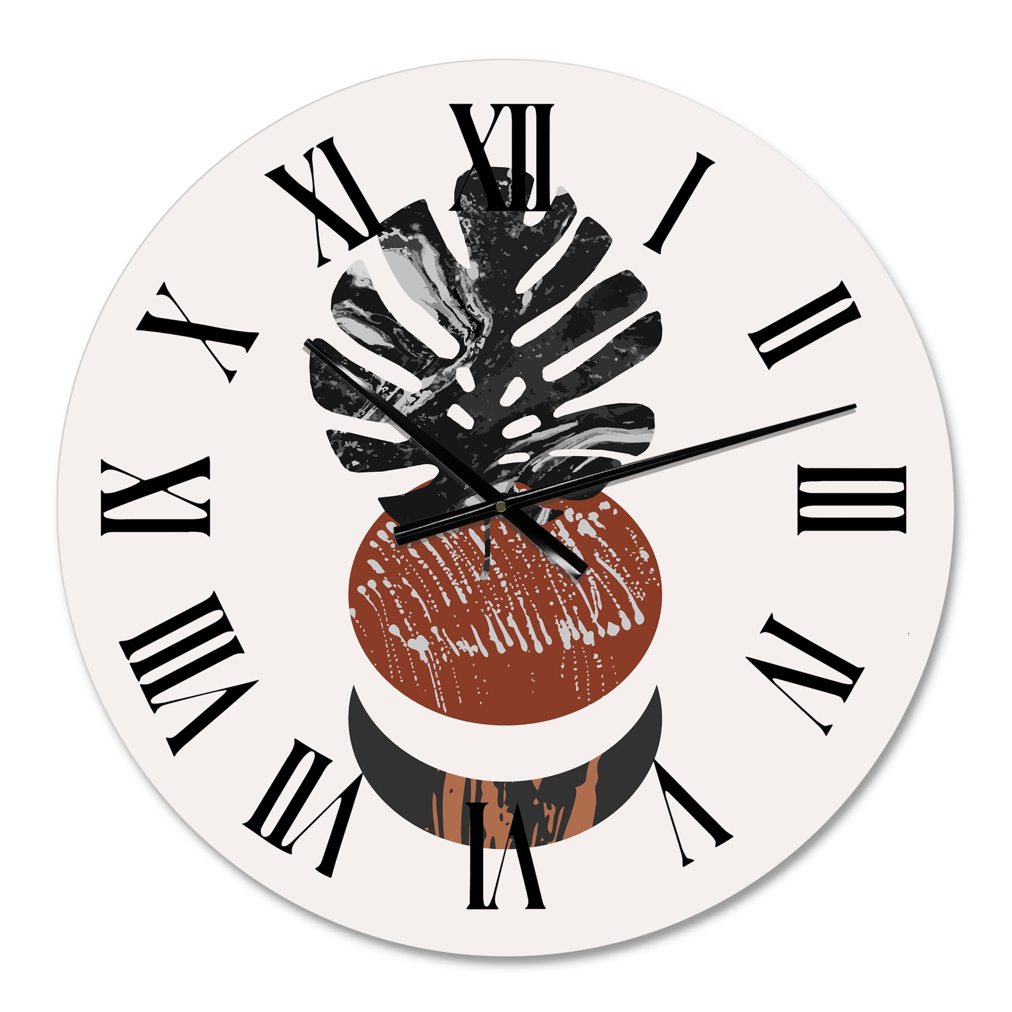 Designart 1 in Quartz Modern/Contemporary Wall Clock