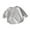 Light Gray, variant on REDARER Kids Long Sleeve Shirt, U-Shaped Hemline Basic Tee for Boys and Girls, Soft Cotton Casual Daily Wear,Size:6-12 Months
